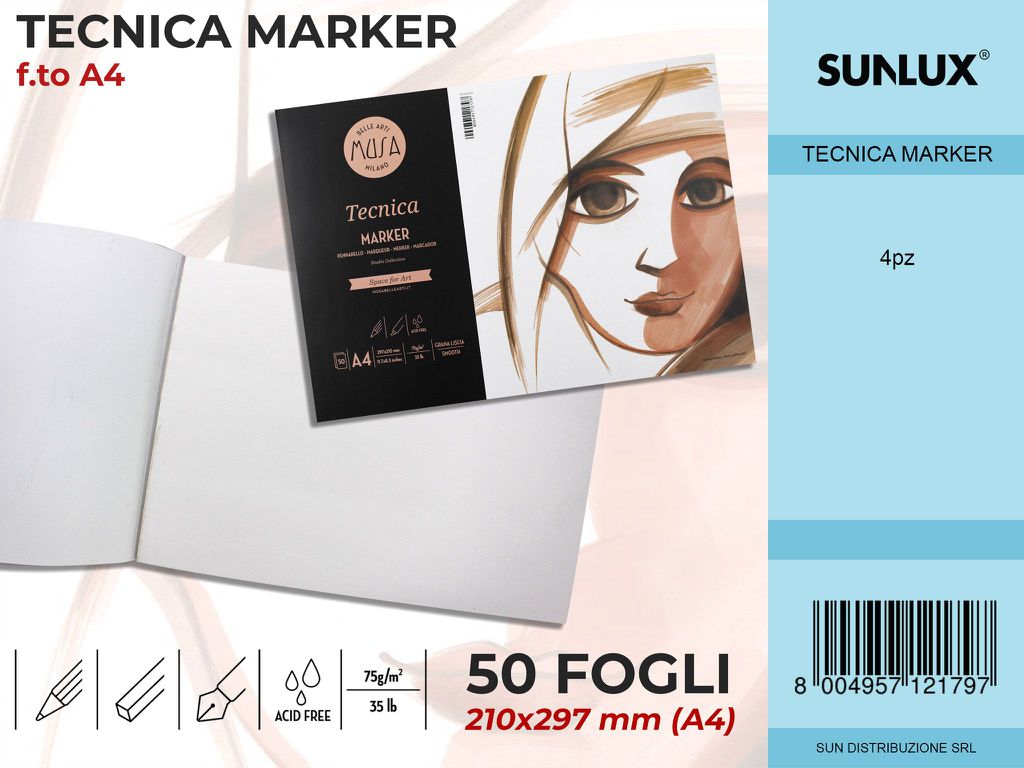 Tecnica Blocco Marker 50FF- F.to A4