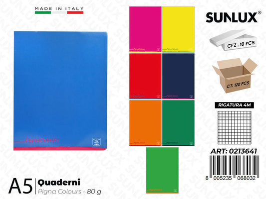 Pigna A5 RIG.4M Pigna Colours
