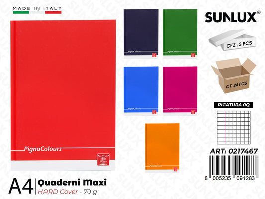 Maxi Pigna Colors Hard Cover 0Q 70GR