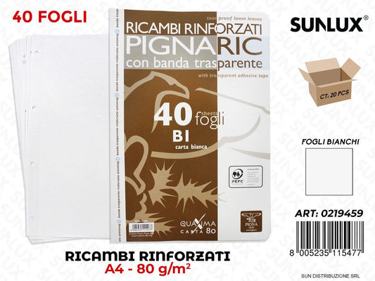 Ricambi Rinforzati Pignaric A4 Bi 40FF