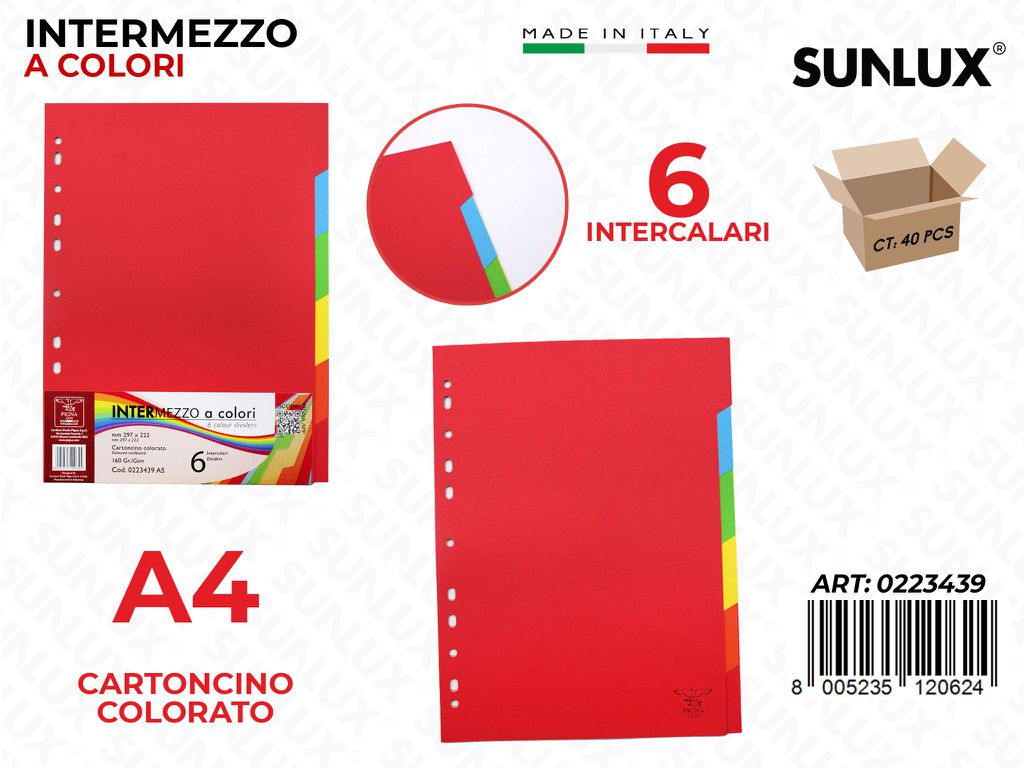 Intermezzo a Colori F.to A4 6SEP. Ass.