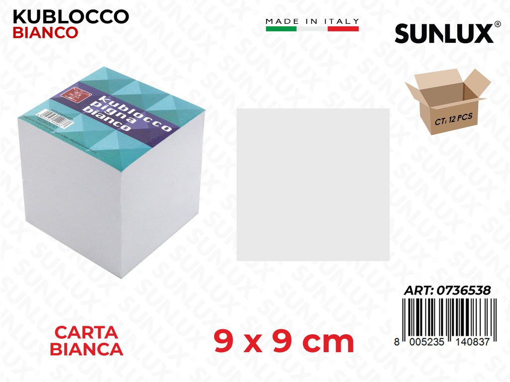 Kublocco Bianco 9*9CM