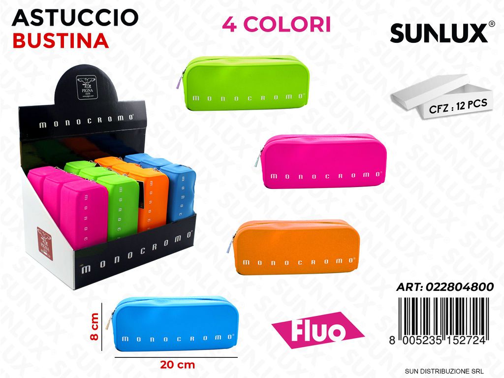 ESP. BUSTINA MONOCROMO FLUO ASS. 20*8CM