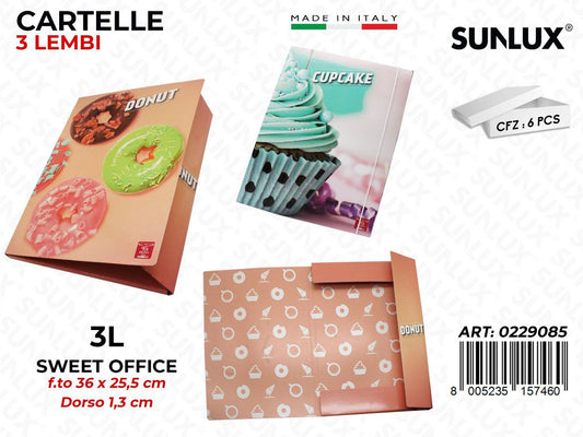 Cartella 3 Lembi Sweet Ass. F.to 36*25.5