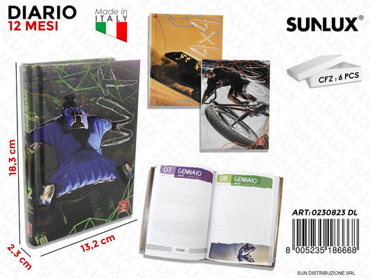 DIARIO PIGNA EXTREME 12 MESI 13.2*18.3CM
