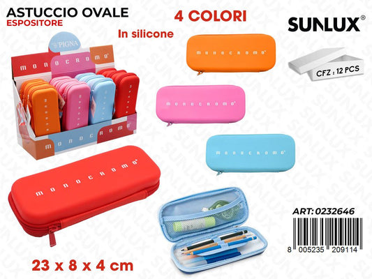 ESP. MONOCR. ASTUCCIO  SILICONE 4COL. 23*8*4CM