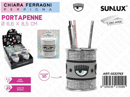 PORTAPENNE C. FERRAGNI C/ STRASS D.6.6*8.5CM