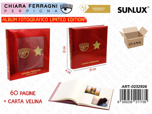 ALBUM FOTOGRAFICO C. FERRAGNI LIMIT. EDITION 31*31*4CM