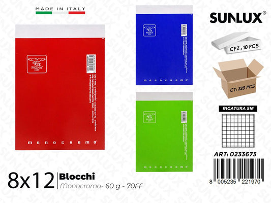 Blocchi Monocromo 5M 8*12 60GR 70FF