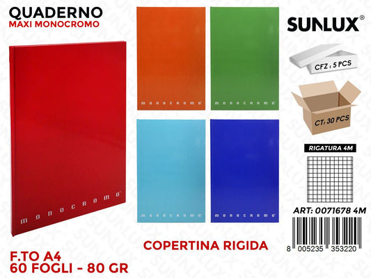 Quaderno Maxi Mon 0071678 Var. 4M