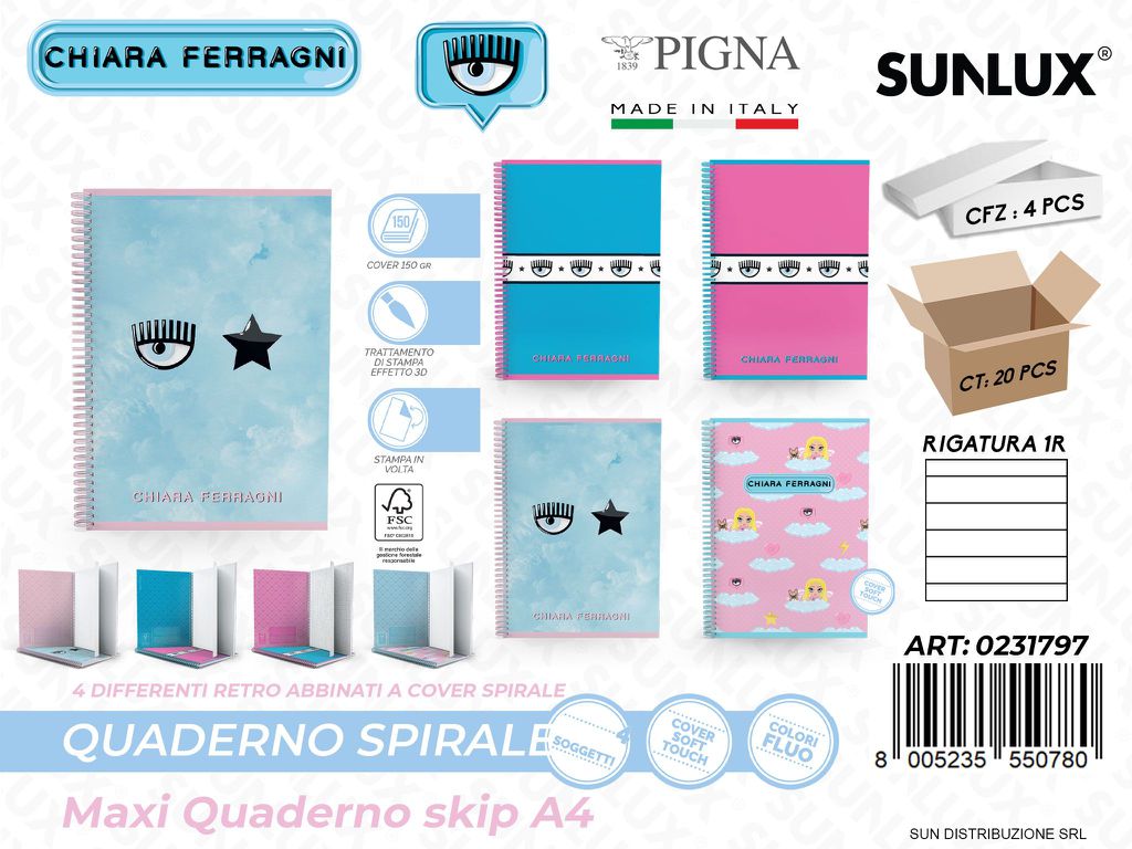 MAXI QUAD. SKIP C. FERRAGNI A4 RIG. 1R