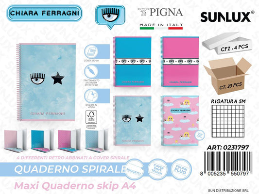 MAXI QUAD. SKIP C. FERRAGNI A4 RIG. 5M