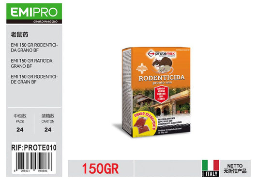 150 Gr Rodenticida Grano Bf