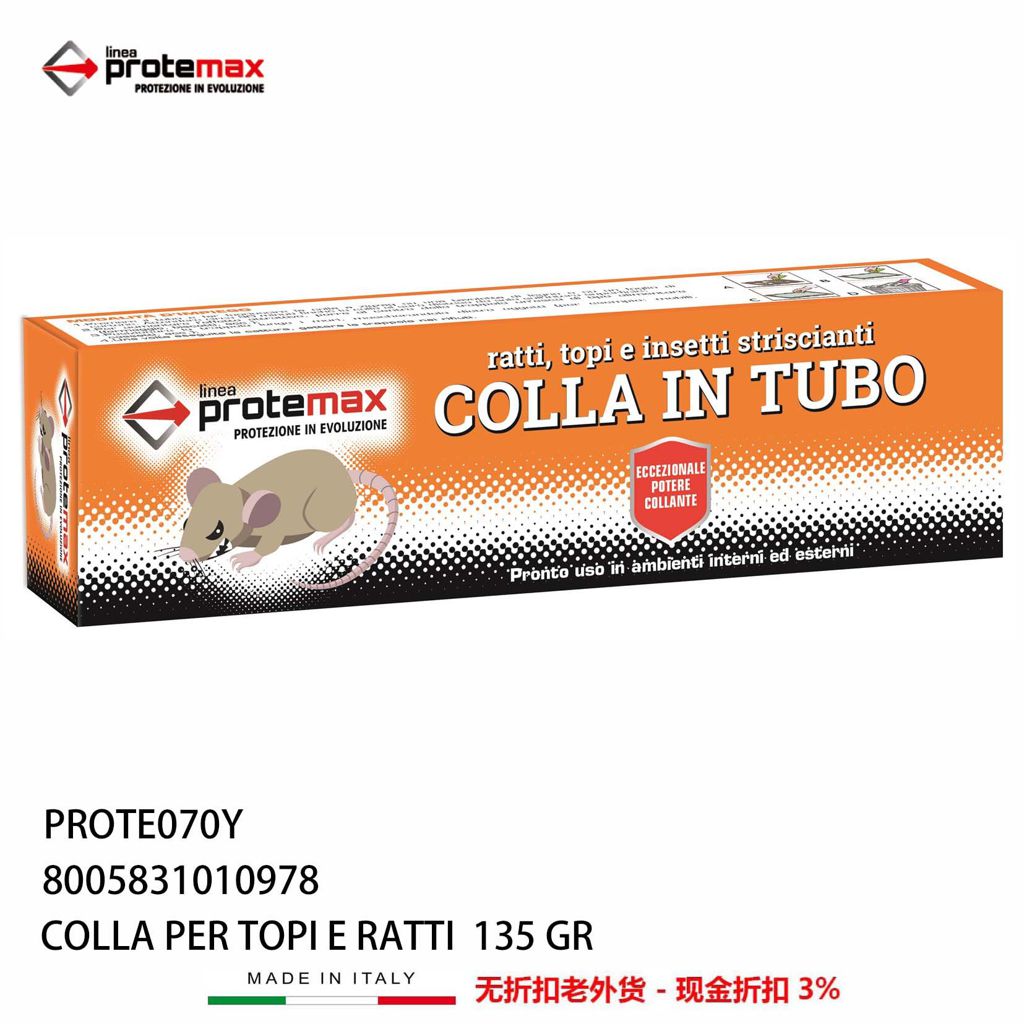 135 Gr Colla Per Topi E Ratti