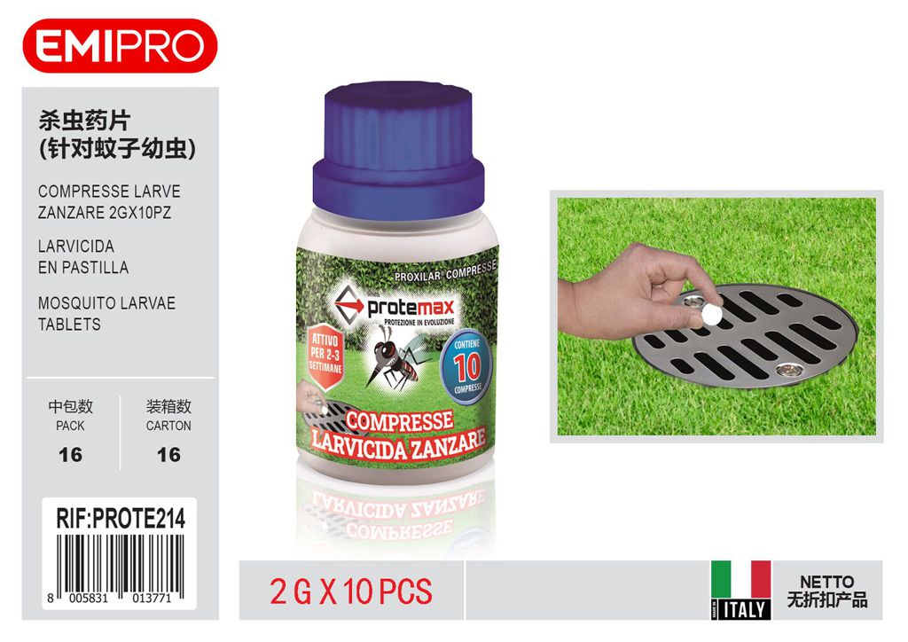 Compresse Larve Zanzare 20G