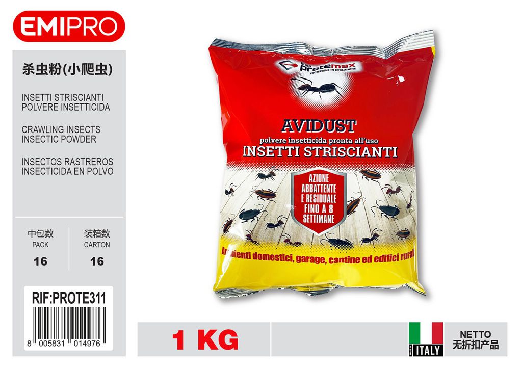 Insetti Striscianti Polvere 1kg