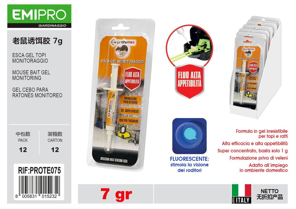 Esca Gel Topi Monitoraggio 7Gr