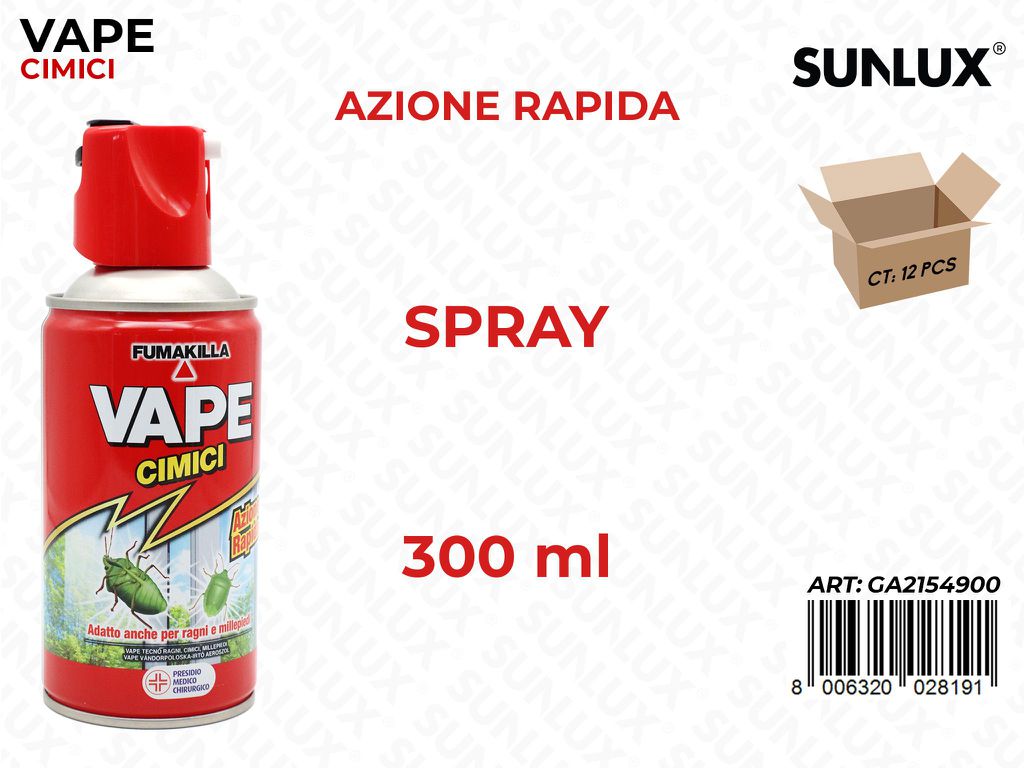 Vape Spray per Cimici 300ML