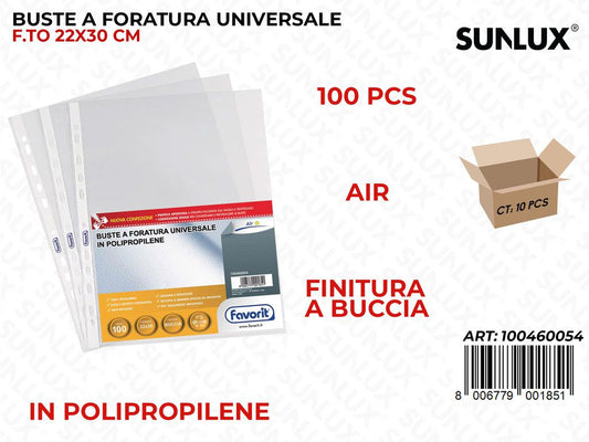 Buste Tran. Fav. Buccia 100/Pz Air