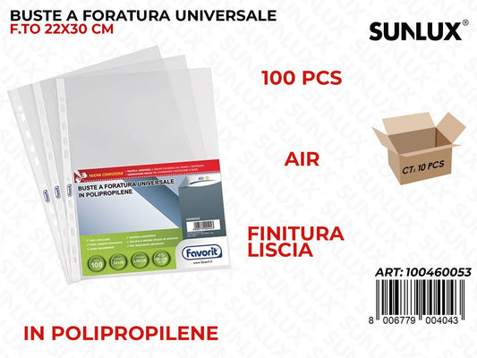 Buste Tran. Fav. Liscia 100/Pz Air