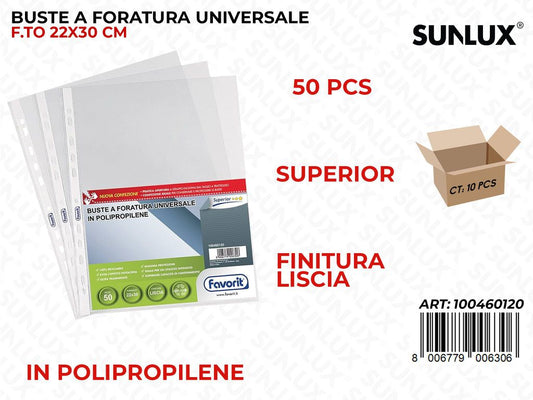 Buste Tran. Fav. Liscia 50/Pz Superior