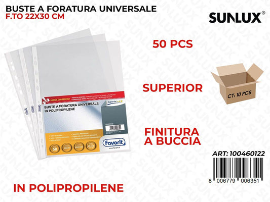Buste Tran. Fav. Buccia 50/Pz Superior