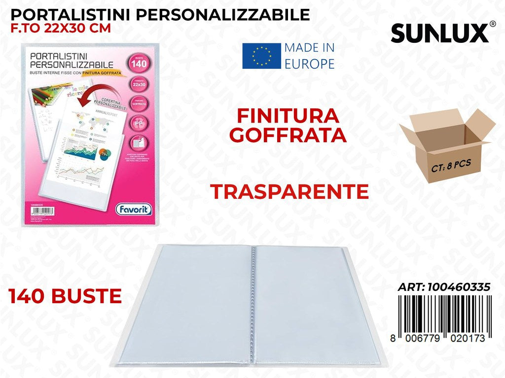 Portalis. Fav. Per. 140BUSTE Goffrata 22*30CM