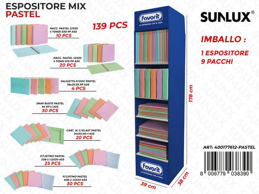 Espositore Favorit Mix Pastel