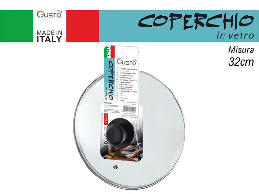 Gusto Coperchio Vetro Cm32 Made in P.r.c