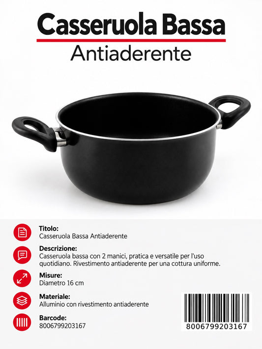 Linea.professional Casseruola Cm16