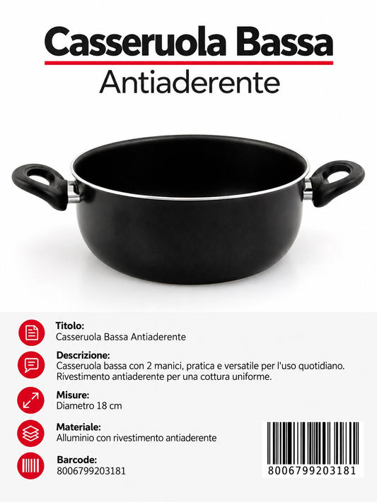 Linea.professional Casseruola Cm18
