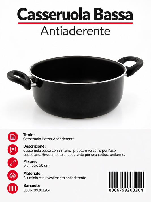 Linea.professional Casseruola Cm20