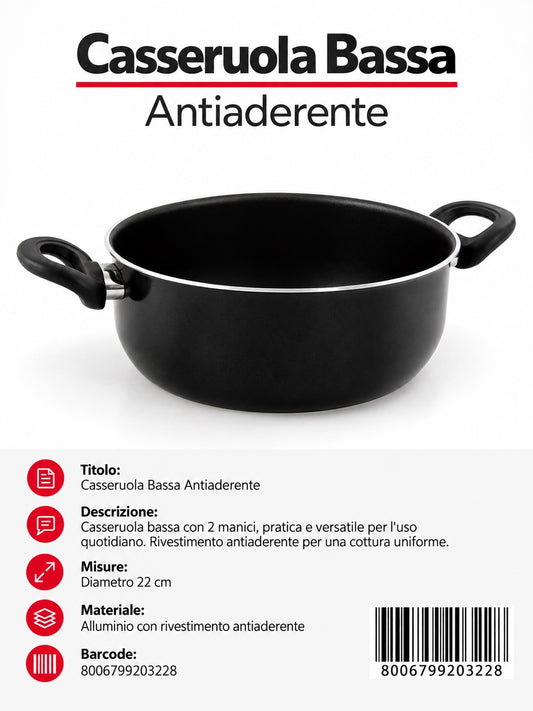 Linea.professional Casseruola Cm22