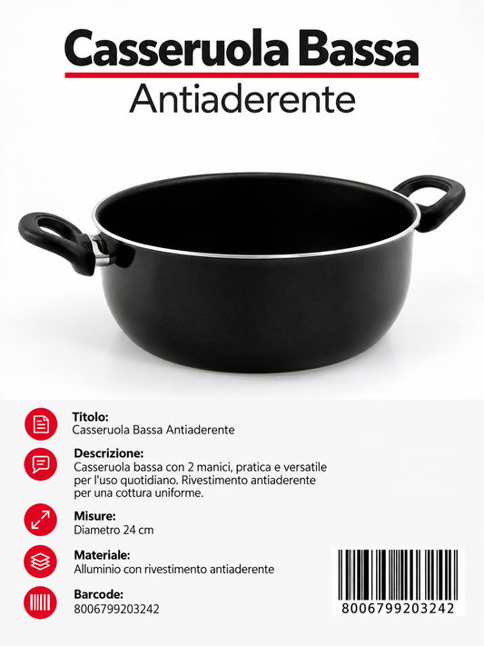 Linea.professional Casseruola Cm24