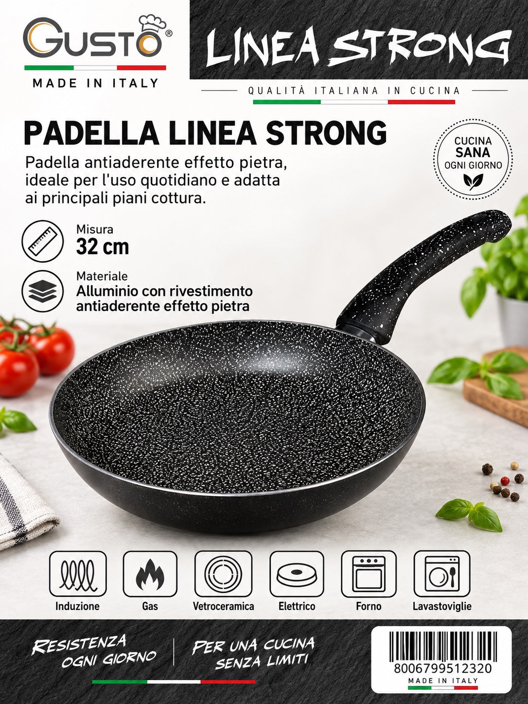 Linea.Strong Padella Cm32