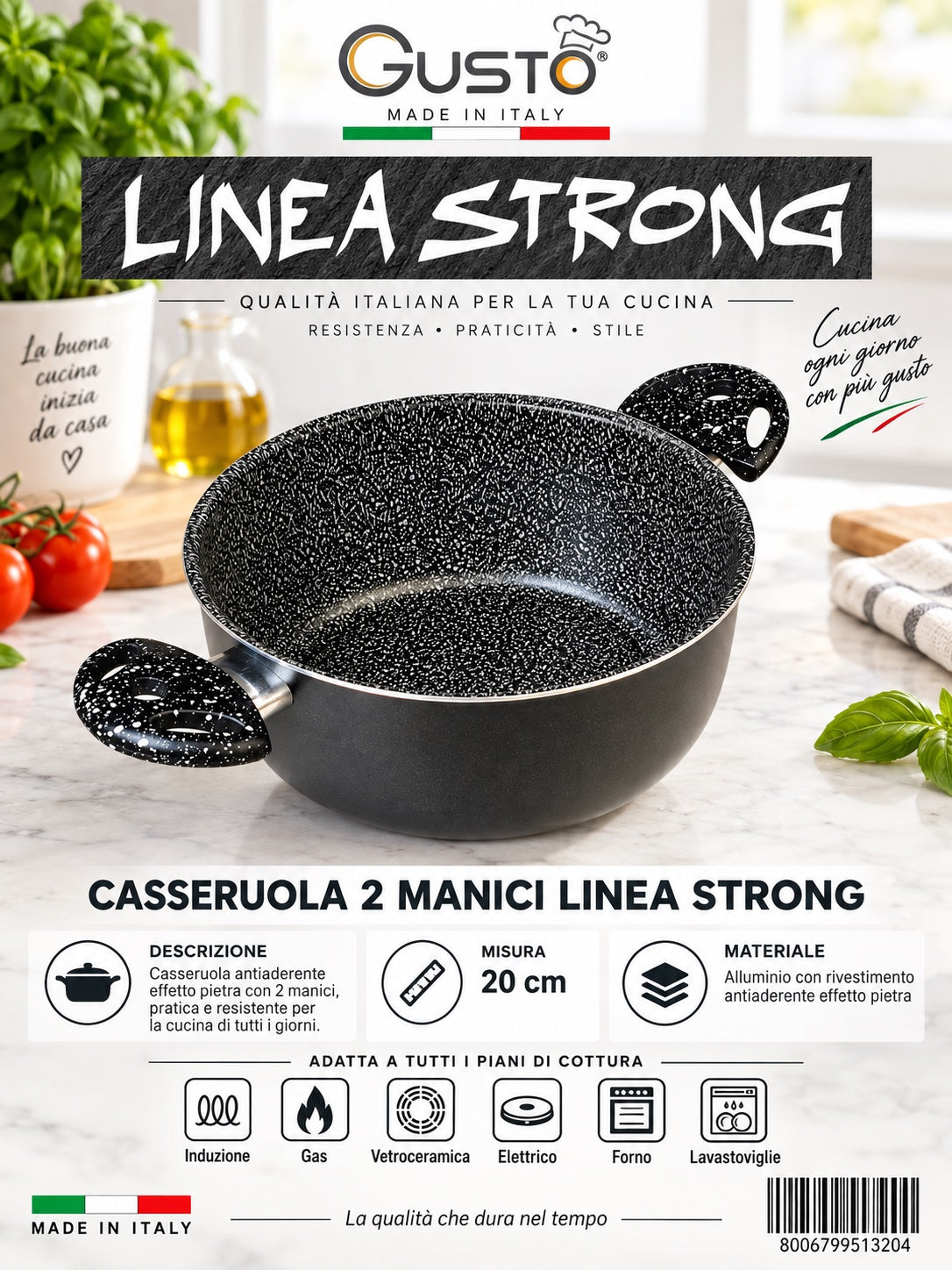 Linea.strong Casseruola Cm20