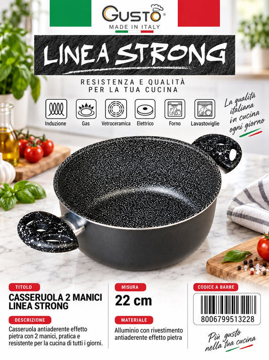 Linea.strong Casseruola Cm22