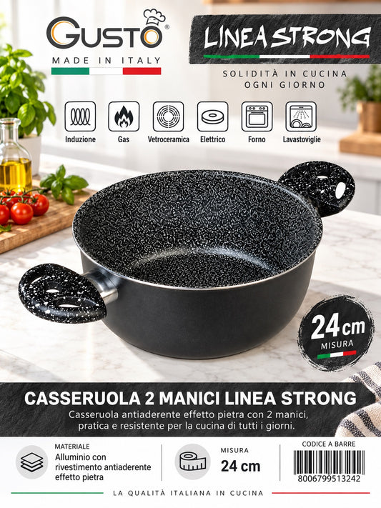 Linea.strong Casseruola Cm24