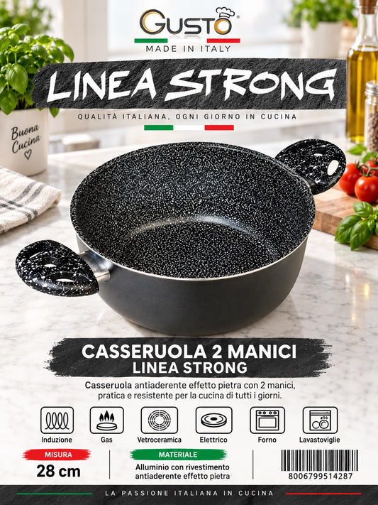 Linea.strong Casseruola Cm28