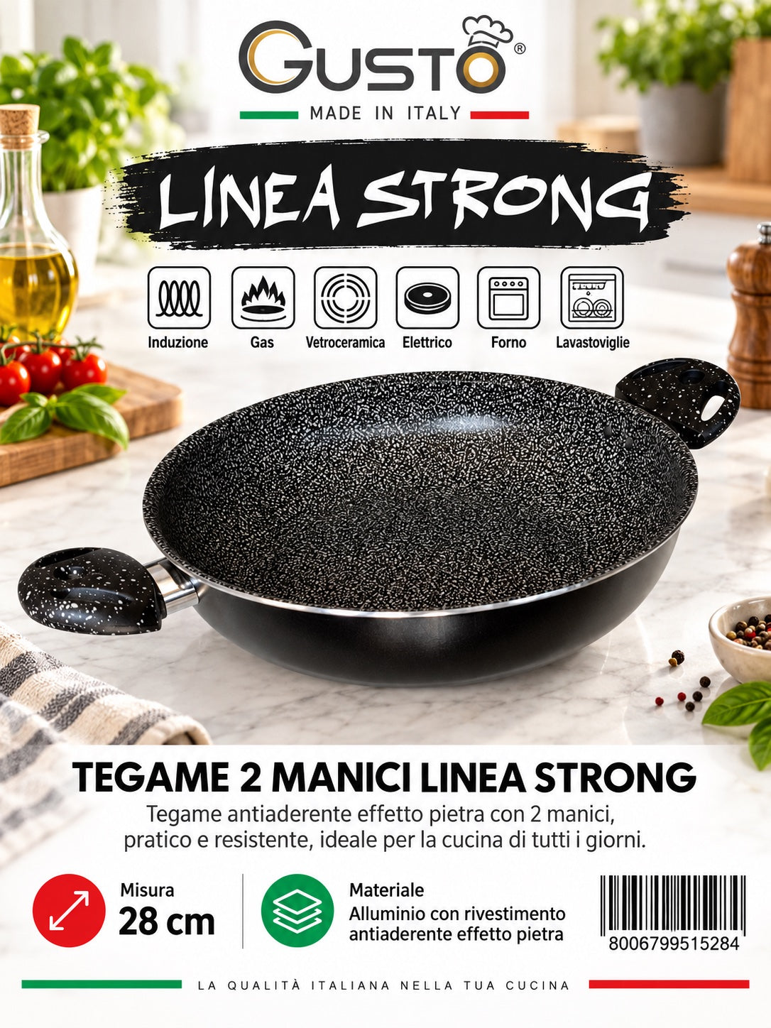 Linea.Strong Tegame Cm28