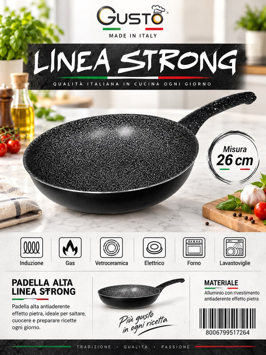 Linea.Strong Padella Alta Cm26