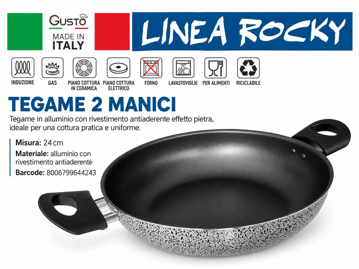 Linea.Rocky Tegame Cm24