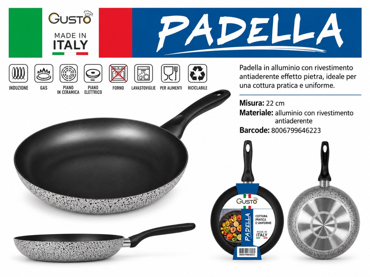 Linea.Rocky Padella Cm22