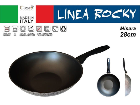 Linea.rocky Padella Wok Cm28