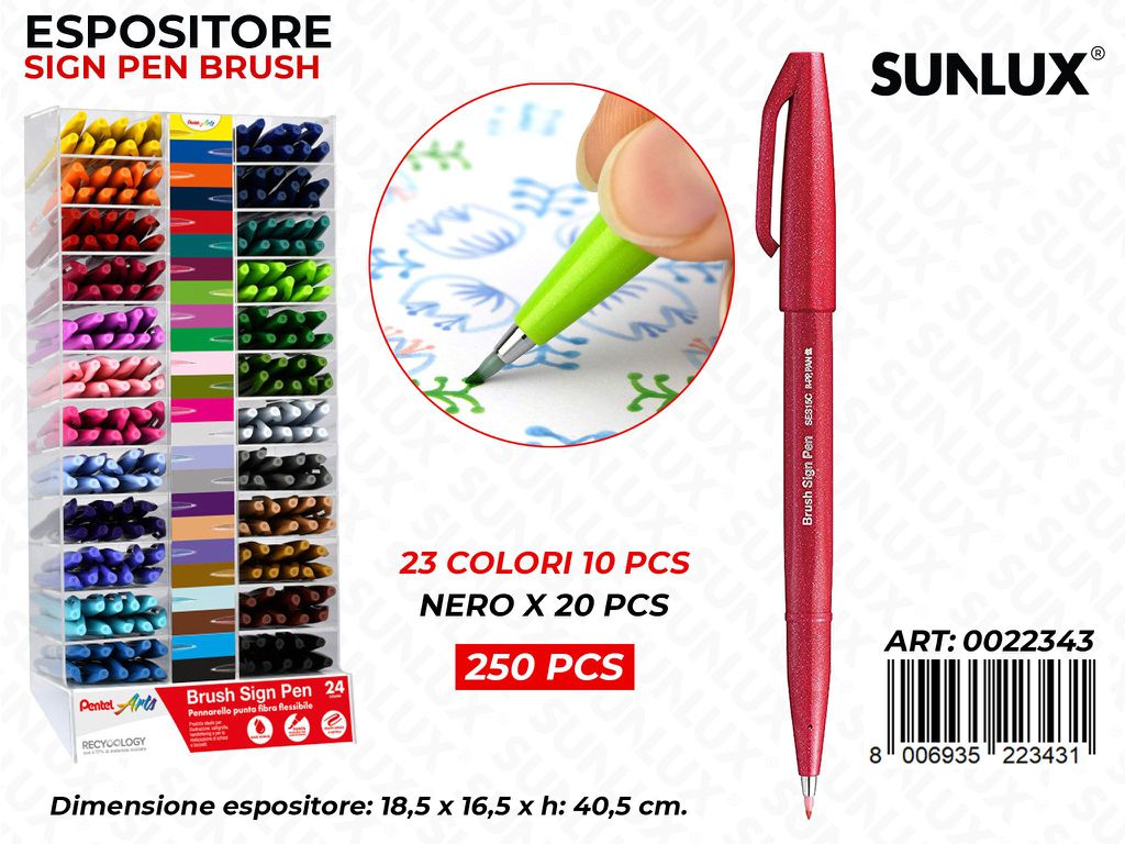 Esp. Sign Pen Brush col Ass.