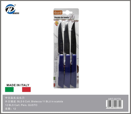 Bls 6 Colt. Bistecca 11 Blu In Scatola 12 Bls Cart. Pers. Gusto