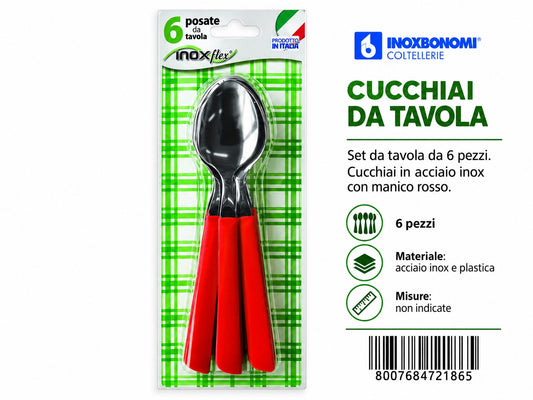 Inoxflex Bls 6 Pz Cucchiaio Arancio