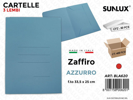 Cartelle 3L Zaffiro Azzurro 33.5*25CM