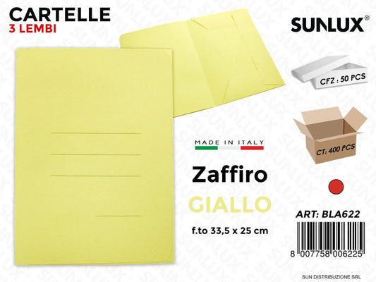 Cartelle 3L Zaffiro Giallo 33.5*25CM