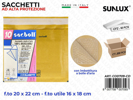 Sacchi Sacboll Cd 20*22CM